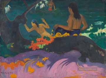 Fatata te miti In der Nähe des Meeres Beitrag Impressionismus Primitivismus Paul Gauguin Ölgemälde